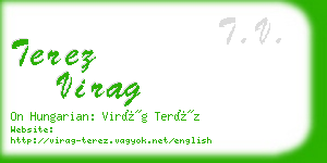 terez virag business card